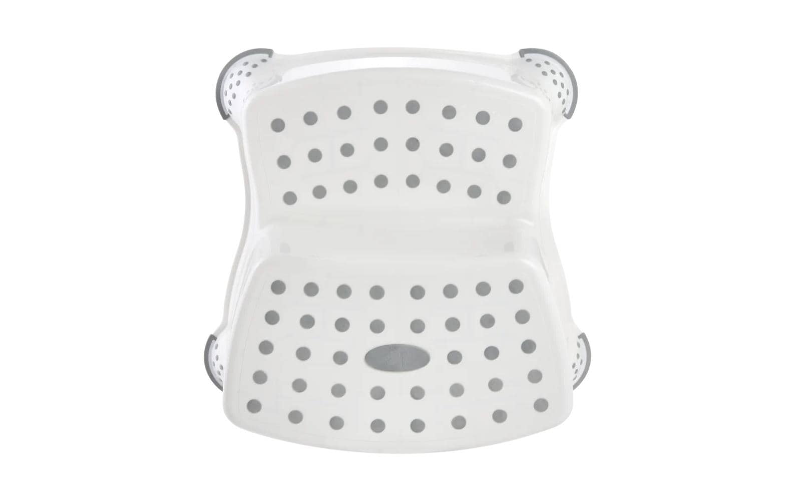 keeeper Schemel Pure – 37×40×21 cm, PP/TPE, 120 kg, Anti-Rutsch, Weiss