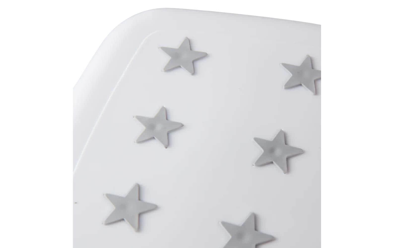 keeeper 2-stufiger Schemel – 37 × 21 × 40 cm, Kunststoff (PP/TPE), weiss, rutschfest, BPA-frei