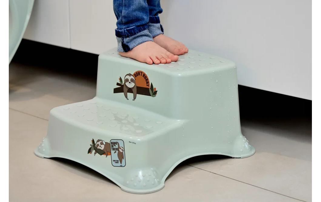 keeeper Schemel Lazy Lui – 37 × 40 × 21 cm, TPE, grün, rutschfest, belastbar bis 120 kg
