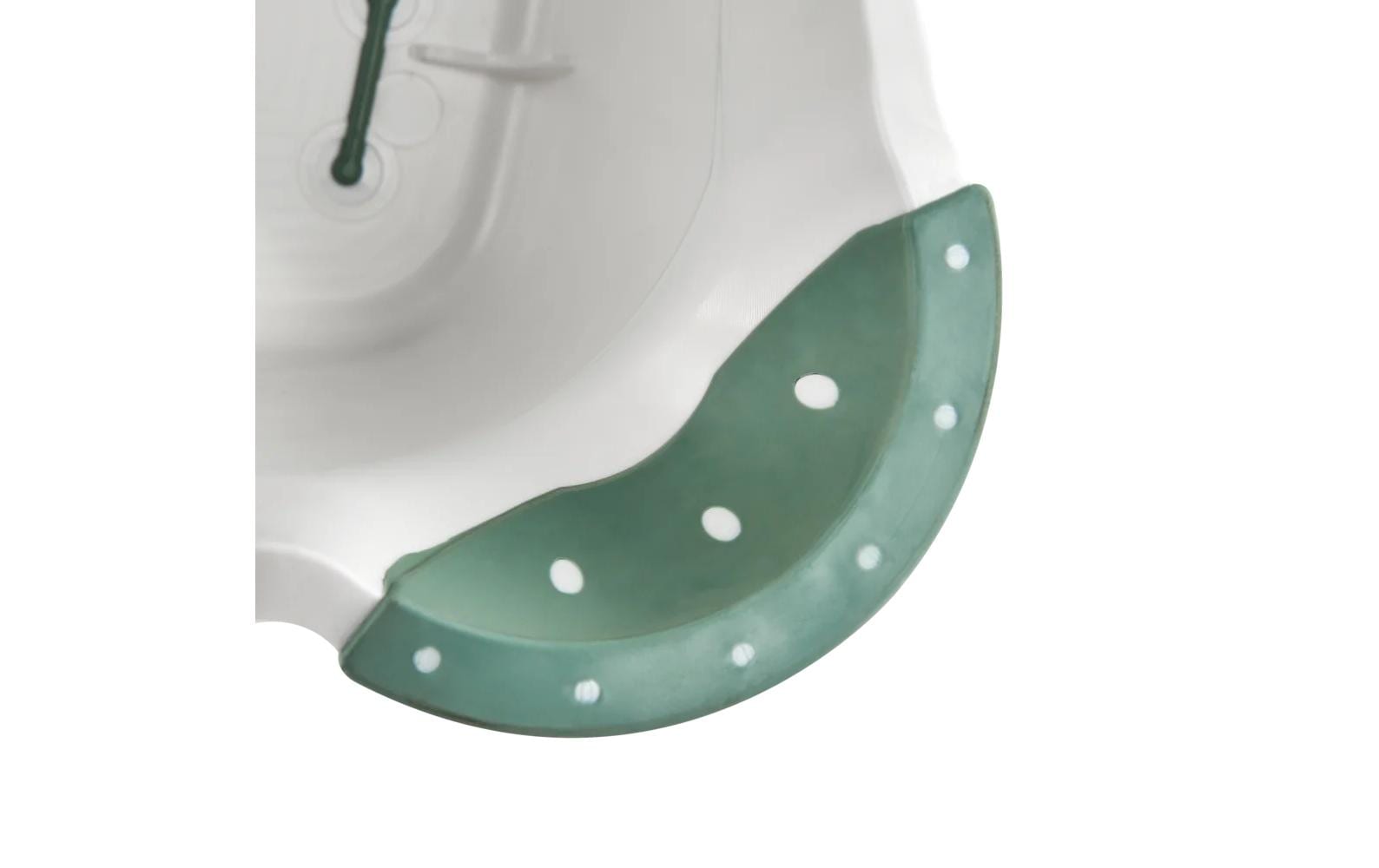keeeper Schemel Tomek – 28,5 × 40,5 × 14 cm, Kunststoff (PP, TPE), weiss, rutschfest, BPA-frei