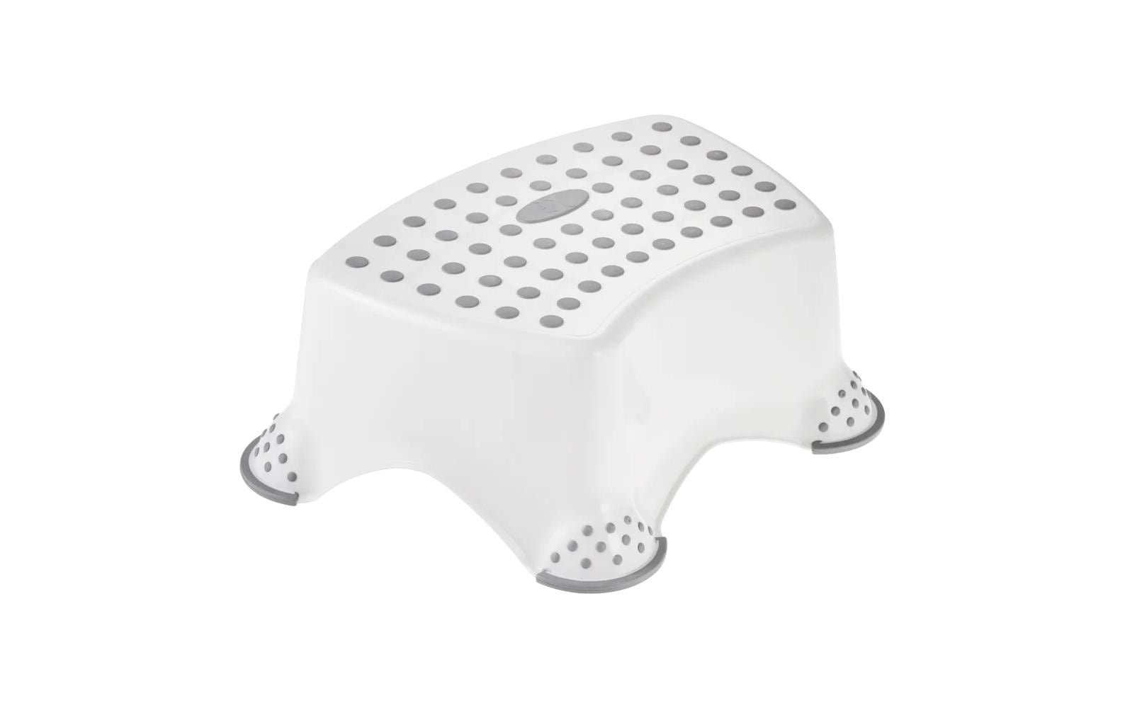keeeper Schemel Tomek – 28,5×40,5×14 cm, Kunststoff (Polypropylen/TPE), 80 kg, Weiss
