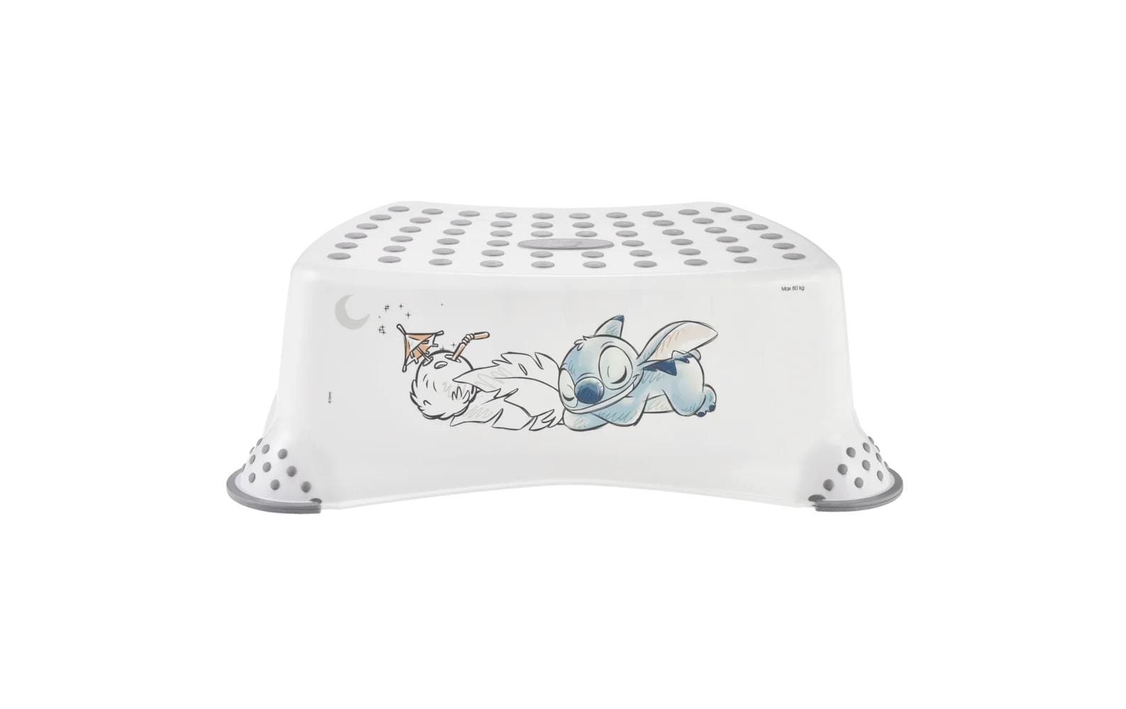 keeeper Schemel Tomek – 28,5×40,5×14 cm, Kunststoff (Polypropylen/TPE), 80 kg, Weiss