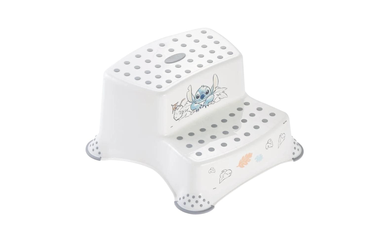 keeeper Schemel – 37 cm × 40 cm × 21 cm, Kunststoff (PP), TPE, Weiss, rutschfest, zweistufig