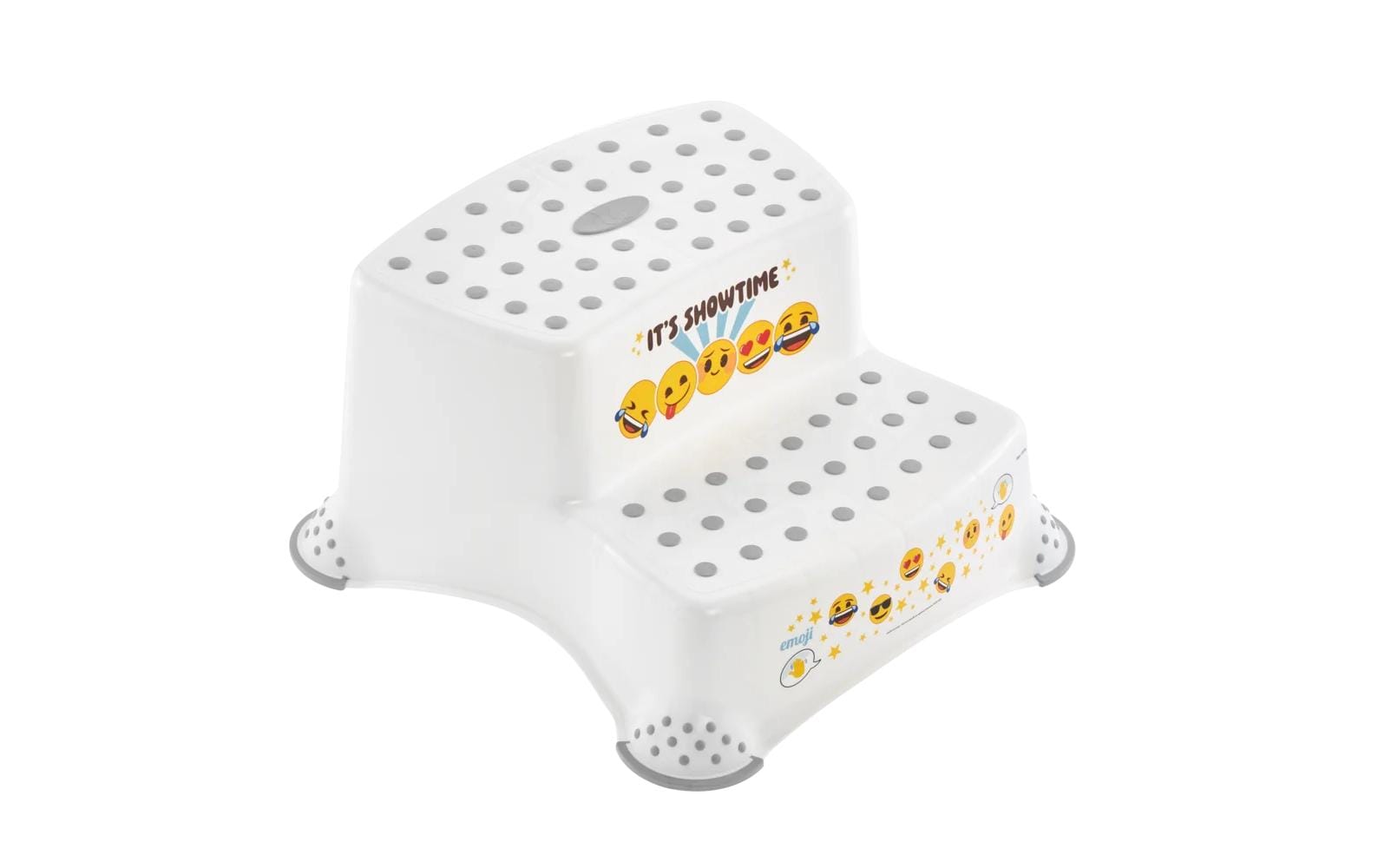 keeeper 2-stufiger Schemel – 37×40×21 cm, Polypropylen (PP)/Thermoplastische Elastomere (TPE), 120 kg, Weiss