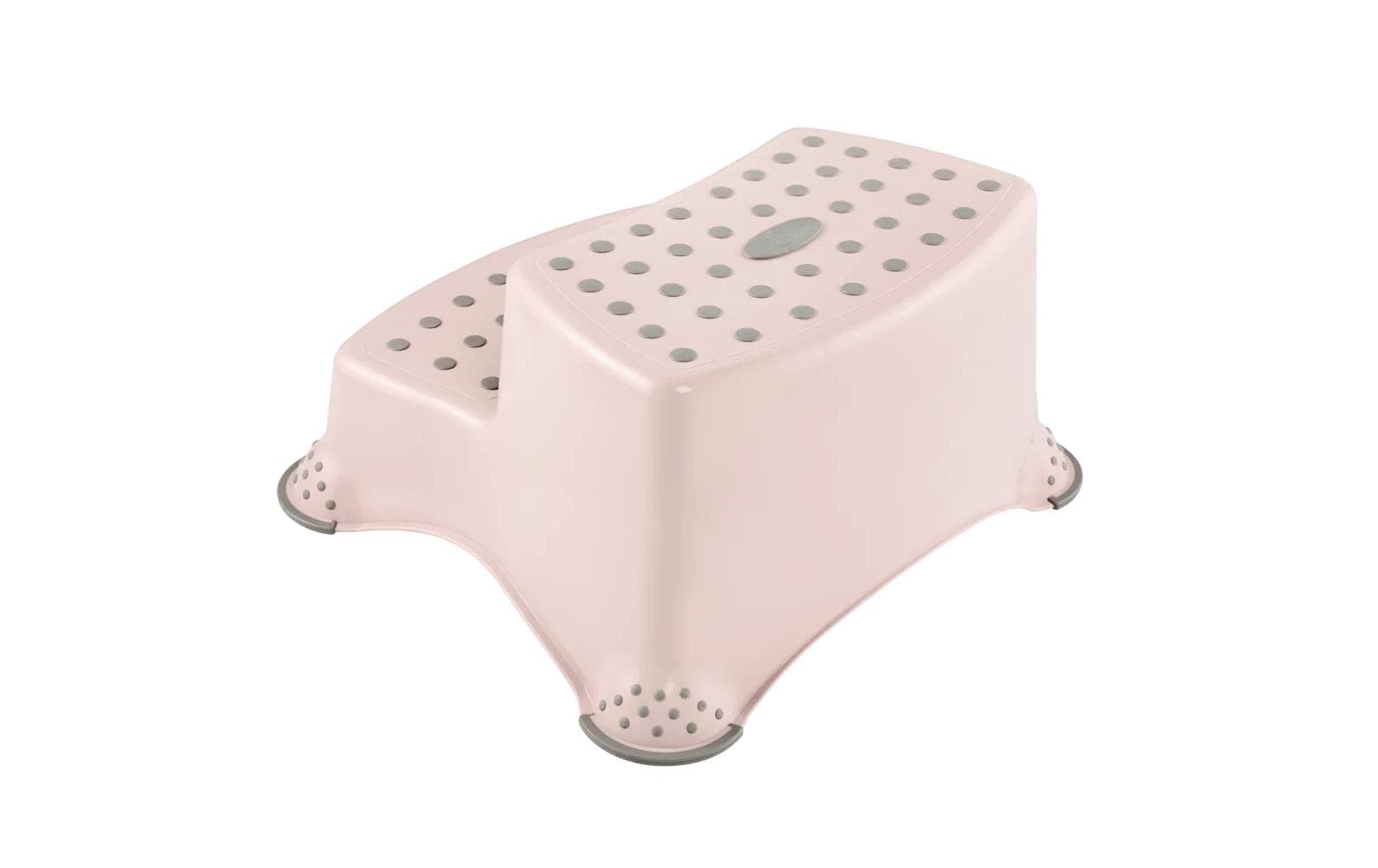 keeeper Zweistufiger Schemel – 37 × 40 × 21 cm, rosa, PP/TPE, belastbar 120 kg, BPA-frei