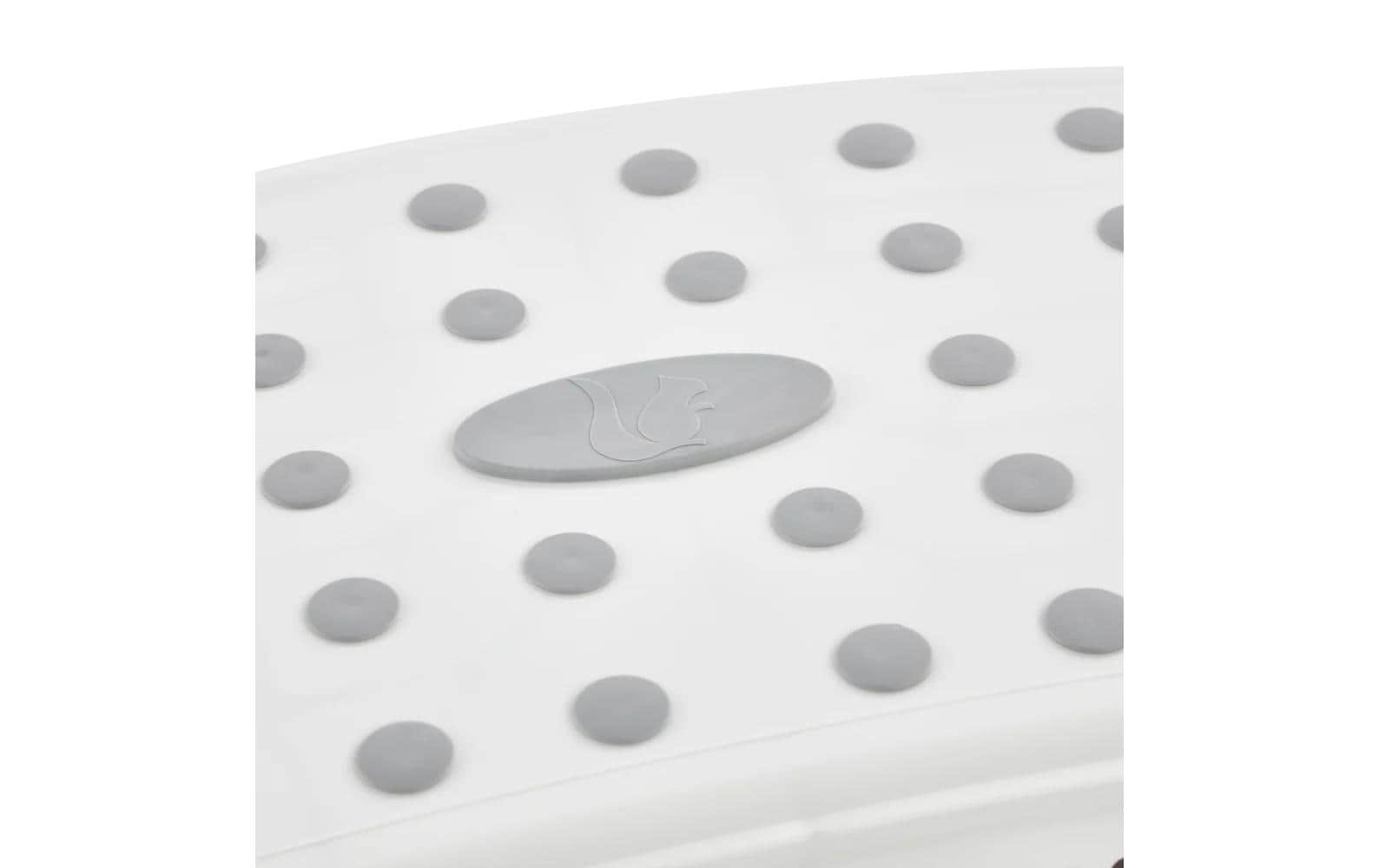 keeeper 2-stufiger Schemel – 37×40×21 cm, Polypropylen (PP)/Thermoplastische Elastomere (TPE), 120 kg, Weiss