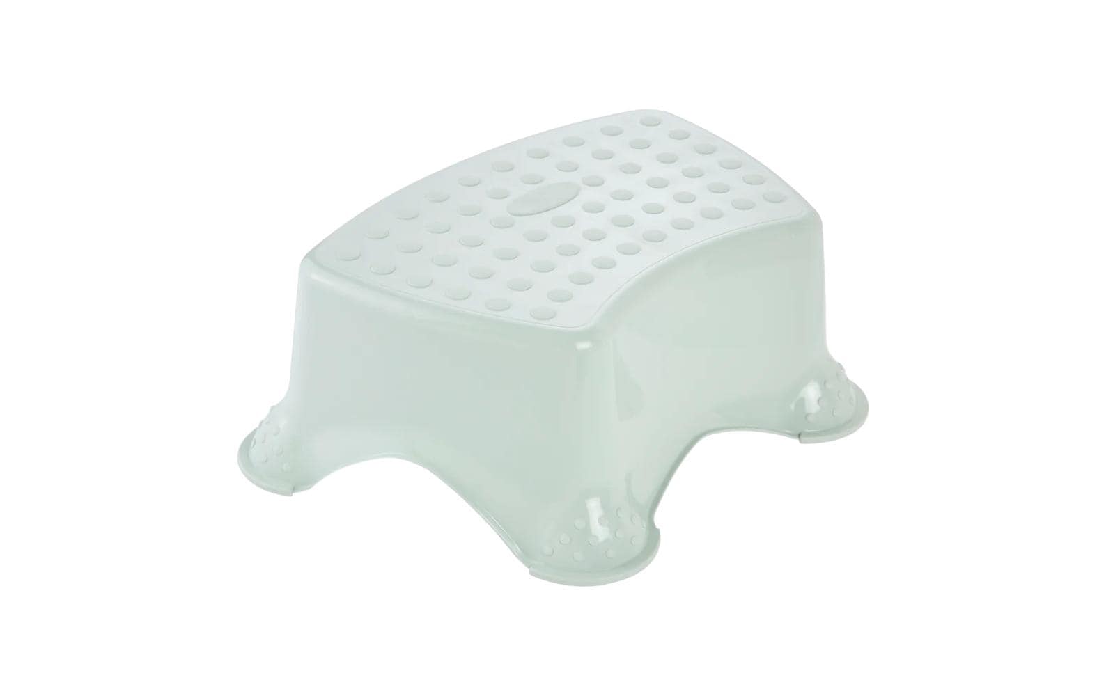 keeeper Schemel Tomek – 40,5 × 27,5 × 14 cm, grün, gummiert, Polypropylen (PP), TPE, belastbar 80 kg, BPA-frei