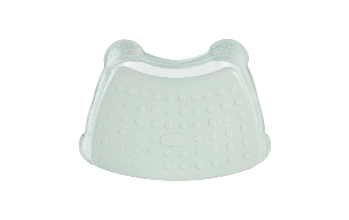 keeeper Schemel Tomek – 40,5 × 27,5 × 14 cm, grün, gummiert, Polypropylen (PP), TPE, belastbar 80 kg, BPA-frei