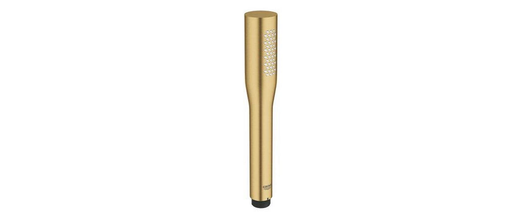 Grohe Handbrause Euphoria Stick – 21,6 cm, Stahl, Gebürstetes Gold
