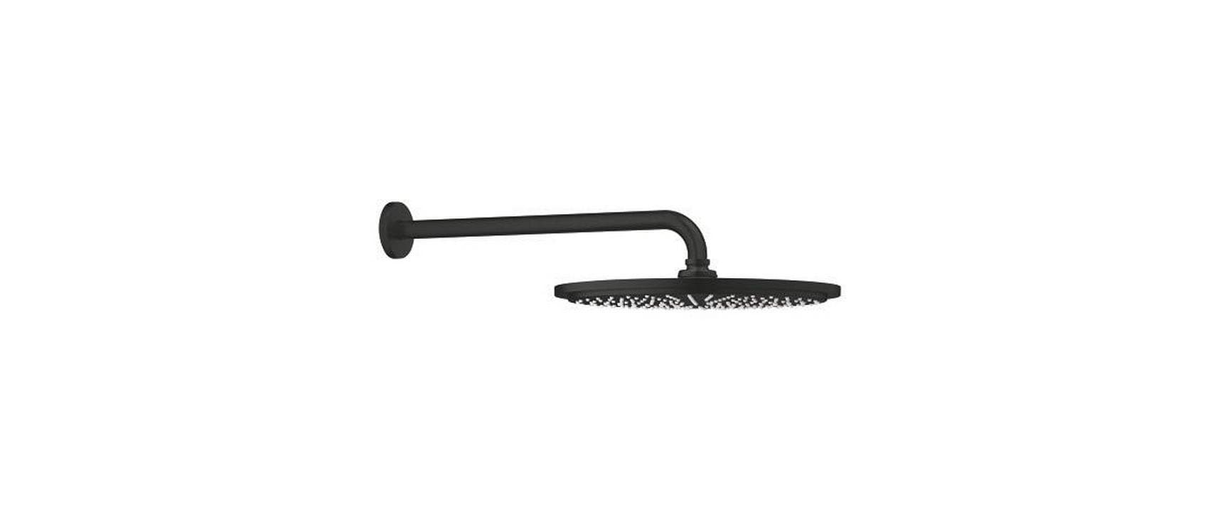 Grohe Rainshower Cosmopolitan 310 Kopfbrause – Ø31 cm, Metall, Regenstrahl, Schwarz