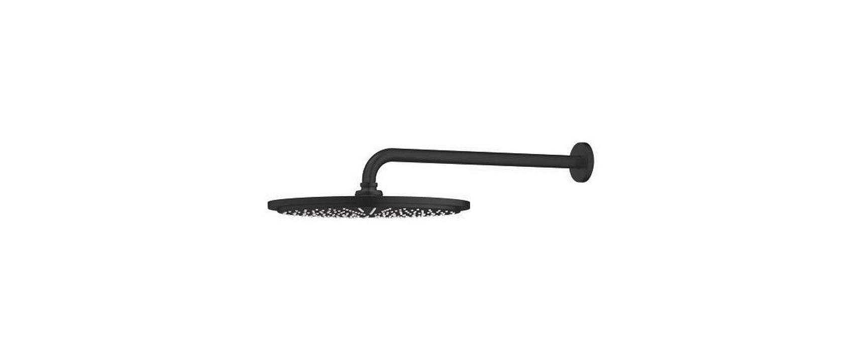 Grohe Rainshower Cosmopolitan 310 Kopfbrause – Ø31 cm, Metall, Regenstrahl, Schwarz