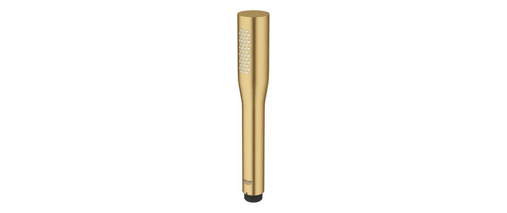 Grohe Handbrause Euphoria Stick – 21,6 cm, Stahl, Gebürstetes Gold
