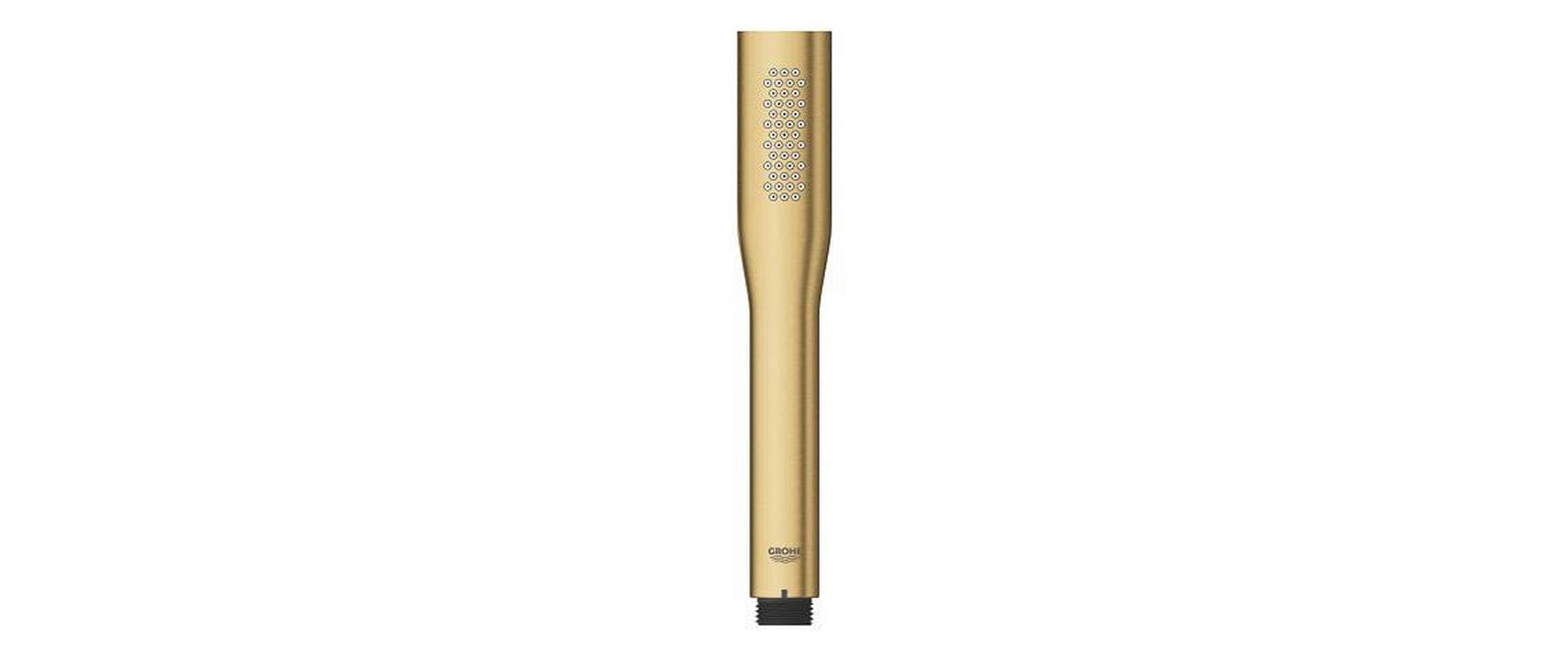 Grohe Handbrause Euphoria Stick – 21,6 cm, Stahl, Gebürstetes Gold