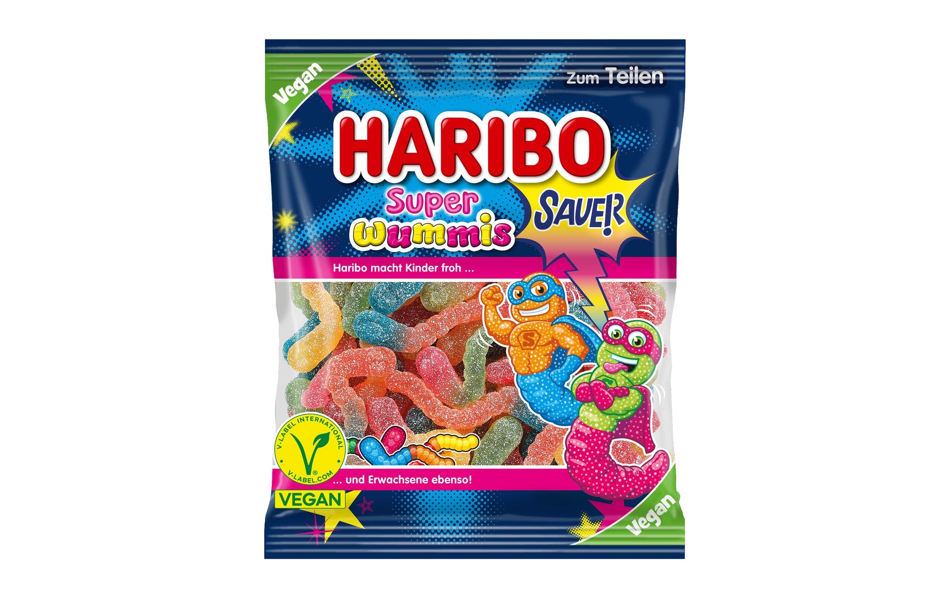 Haribo Super Wummis Gummibonbons – 175 g