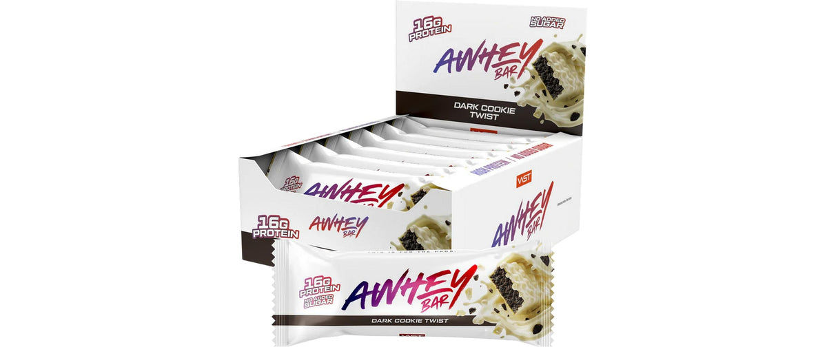Vast AWHEY Protein-Riegel – Dark Cookie Twist – 12 × 50 g