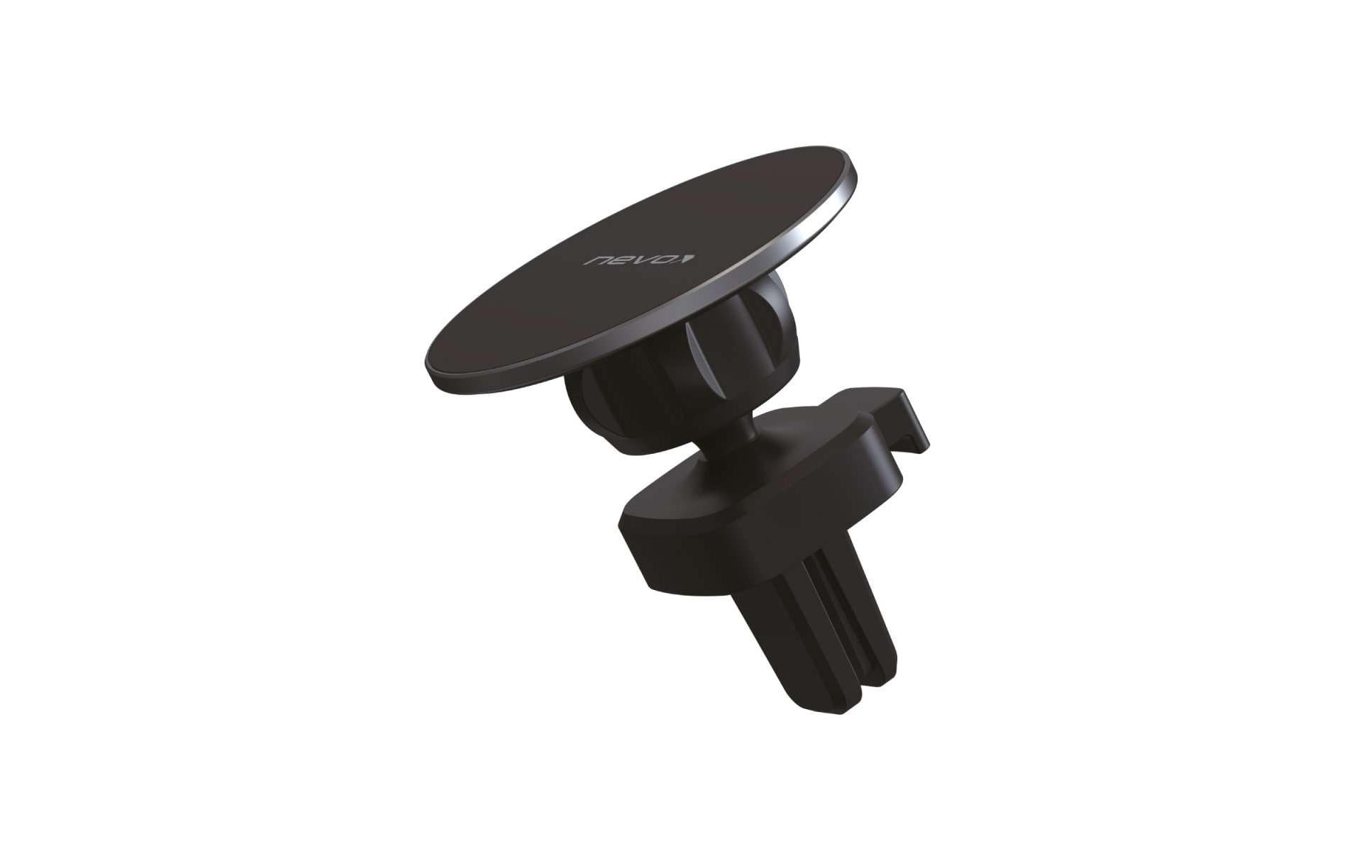 Nevox Wireless Qi2 Fast – Auto-Ladehalterung (kabellos) – Qi2 15 W – für iPhone (MagSafe) – Schwarz/Silber
