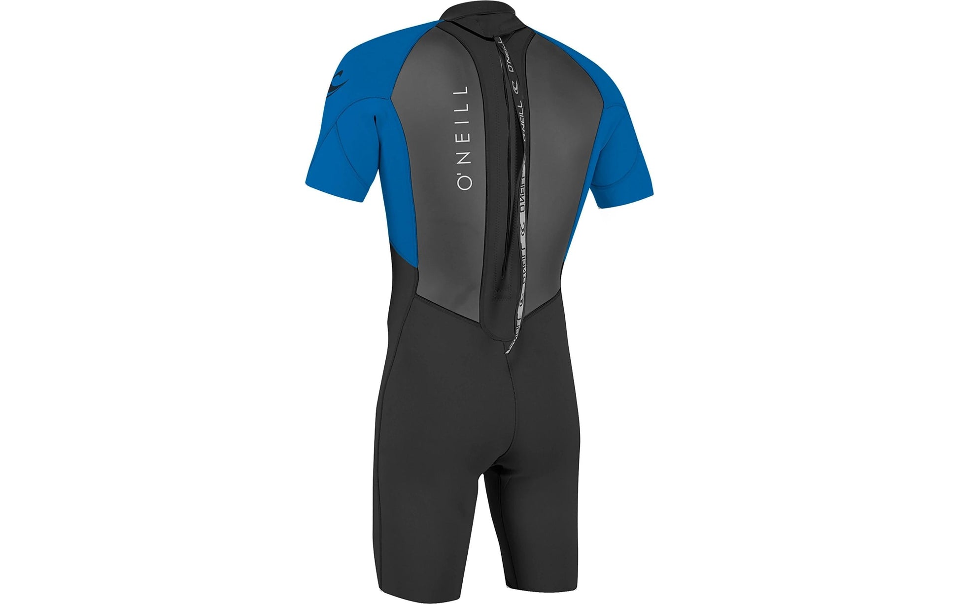 O'Neill Schutzanzug – Grösse 12 – Blau/Schwarz, 2 mm Neopren/Elasthan/Nylon, Kurzarm, Rücken-Reissverschluss