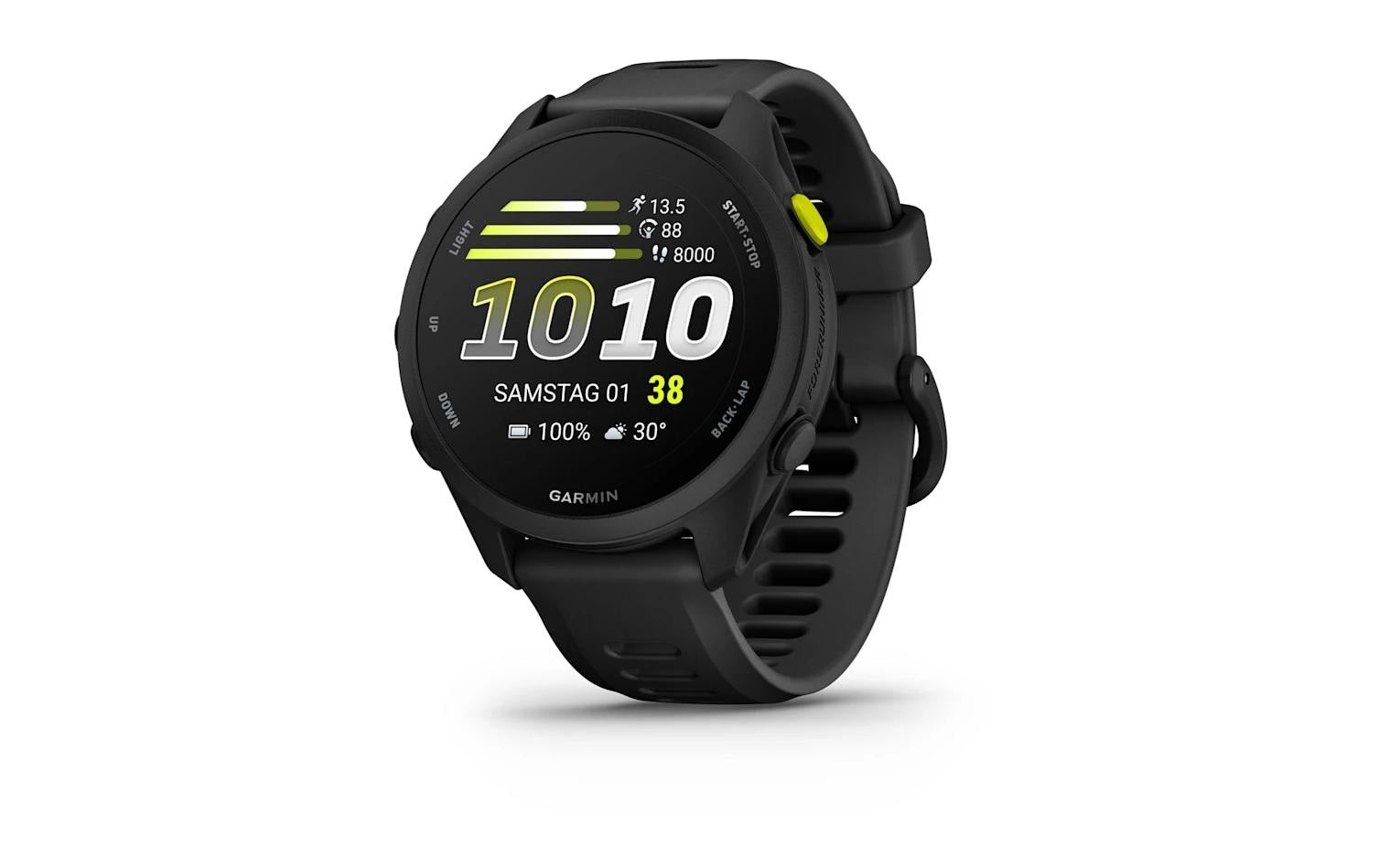 Garmin Forerunner 70 43 mm GPS – Kunststoff Schwarz, 50 m, für Android, iOS