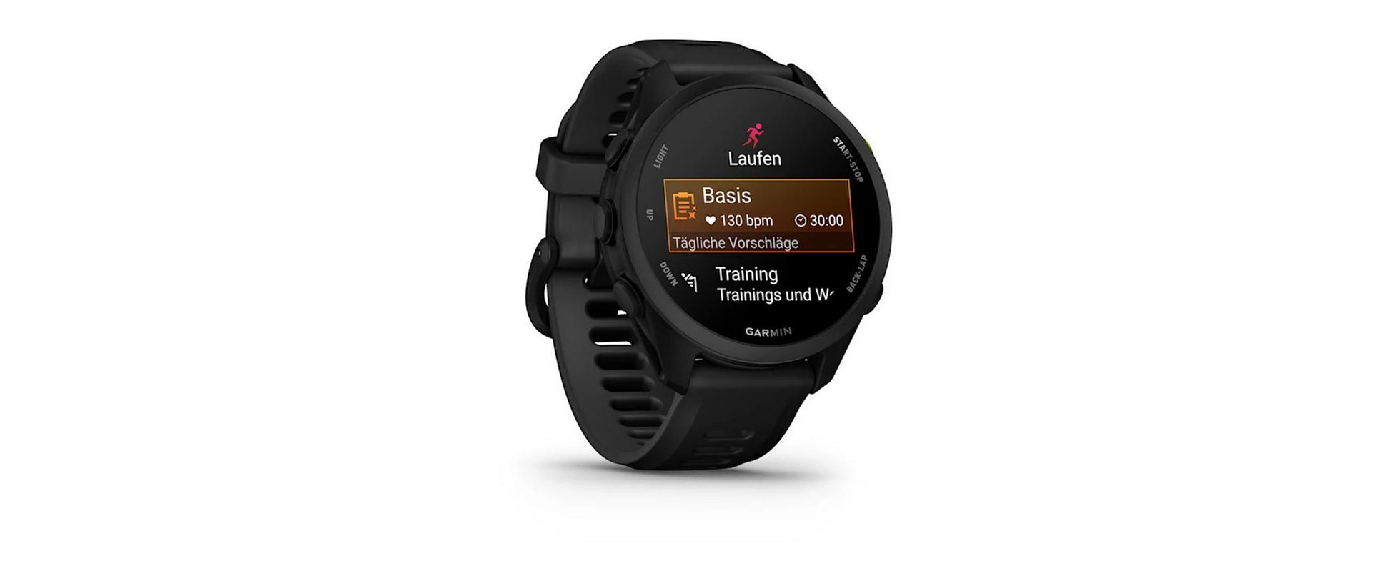 Garmin Forerunner 70 43 mm GPS – Kunststoff Schwarz, 50 m, für Android, iOS