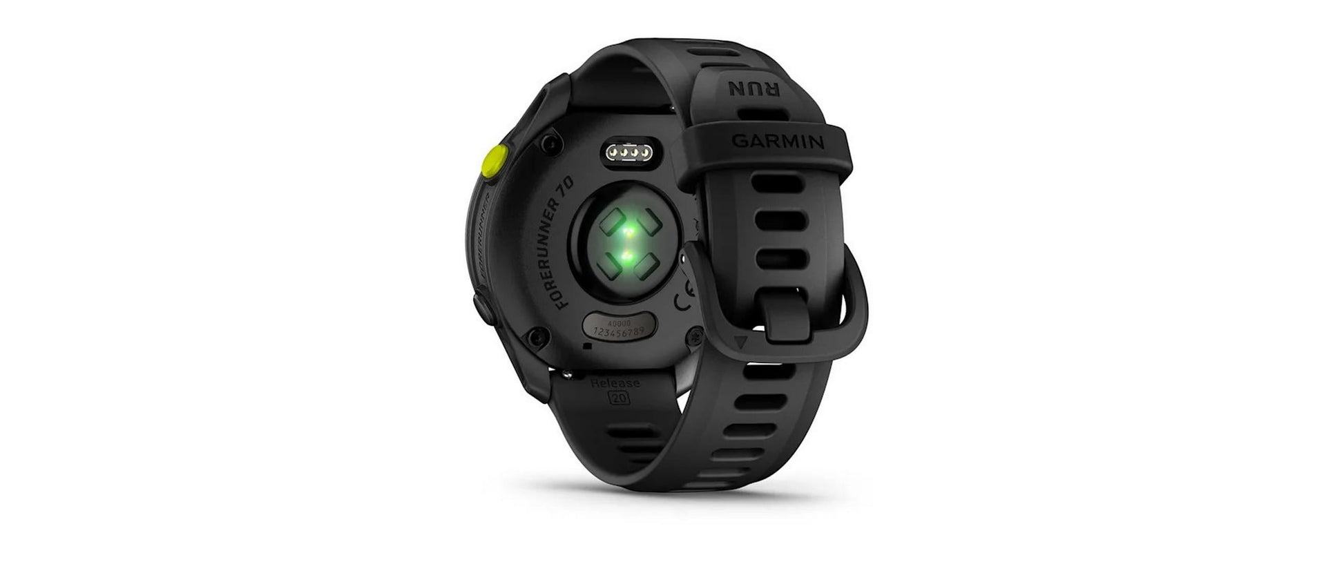 Garmin Forerunner 70 43 mm GPS – Kunststoff Schwarz, 50 m, für Android, iOS
