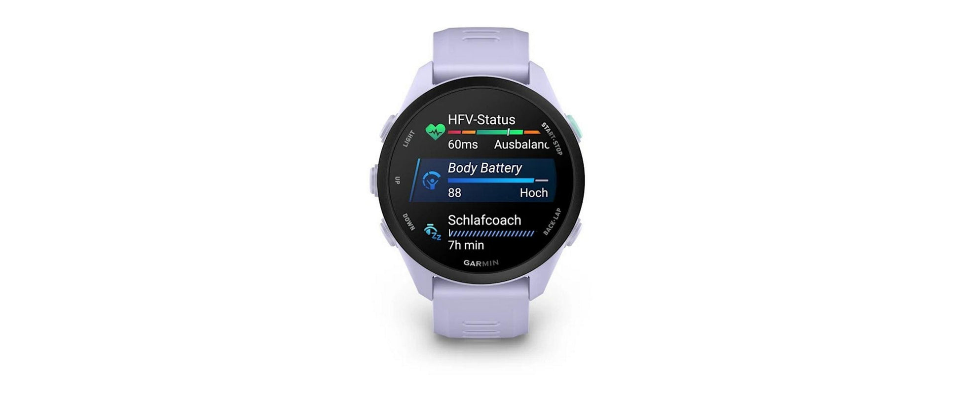 Garmin Forerunner 70 43 mm GPS – Lavendel, für Android, iPhone