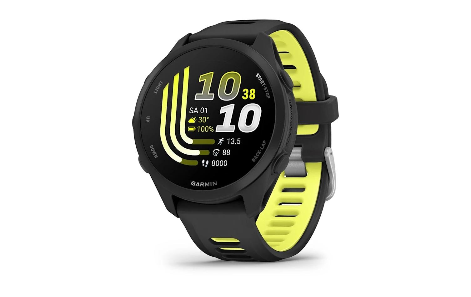 Garmin Forerunner 170 43 mm GPS – Kunststoff Schwarz, 50 m, für iPhone und Android