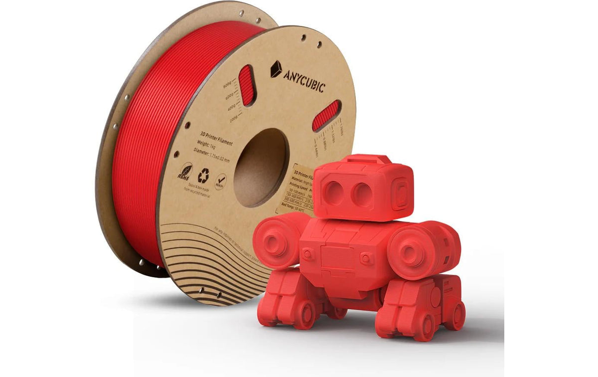 Anycubic 3D-Drucker-Filament High Speed PLA 1,75 mm Rot, 1,1 kg