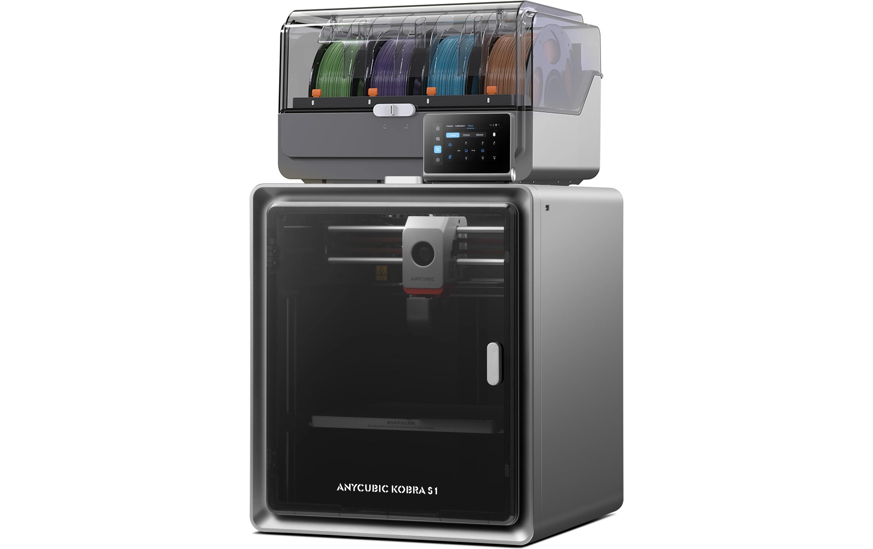 Anycubic Kobra S1 ACE 2 Pro Combo FDM 3D-Drucker – min. Schichthöhe 0,28 mm – inkl. CFS