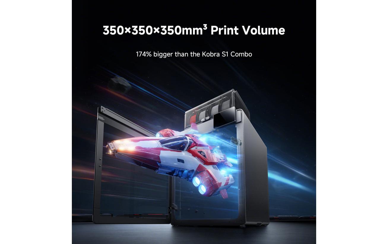 Anycubic Kobra S1 Max FDM 3D-Drucker – min. Schichthöhe 0,25 mm – inkl. CFS