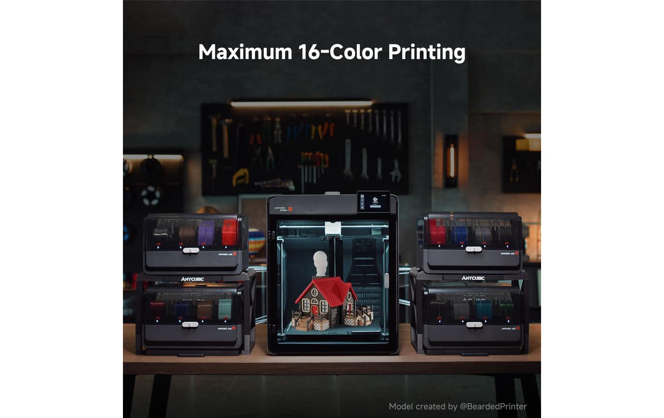 Anycubic Kobra S1 Max FDM 3D-Drucker – min. Schichthöhe 0,25 mm – inkl. CFS