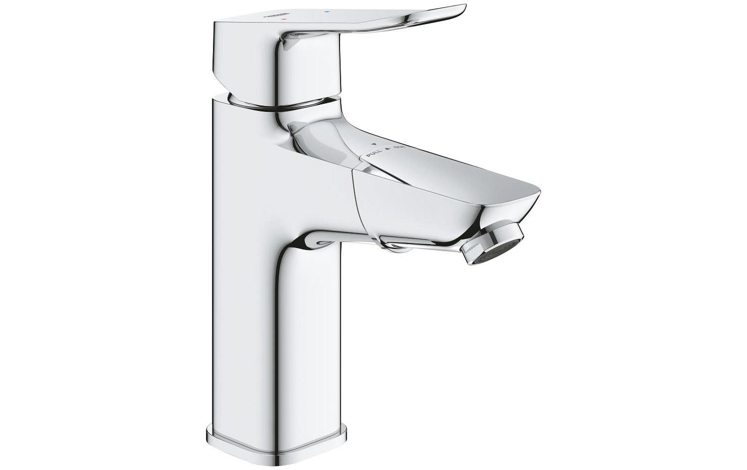 Grohe Badebatterie Dice – Einhebelmischer, Metall, Chrom/Schwarz