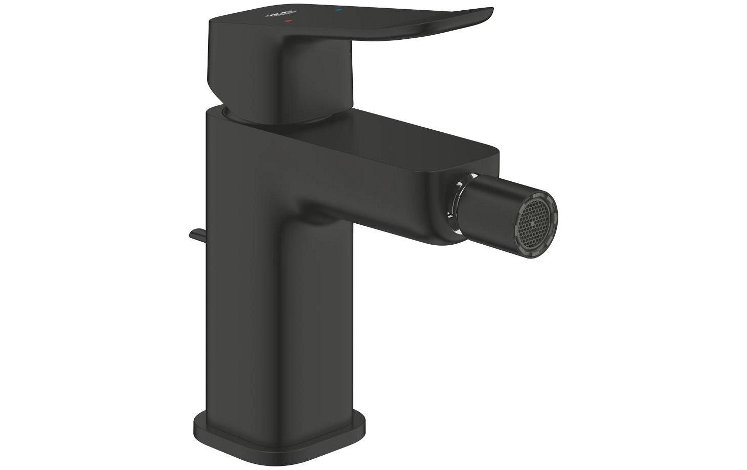Grohe Badebatterie (Unterputz) – Einhebelmischer, 15 cm, Metall, Schwarz matt