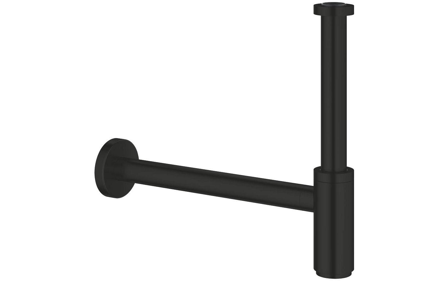 Grohe Ablaufgarnitur – für Waschbecken, Metall, Schwarz matt