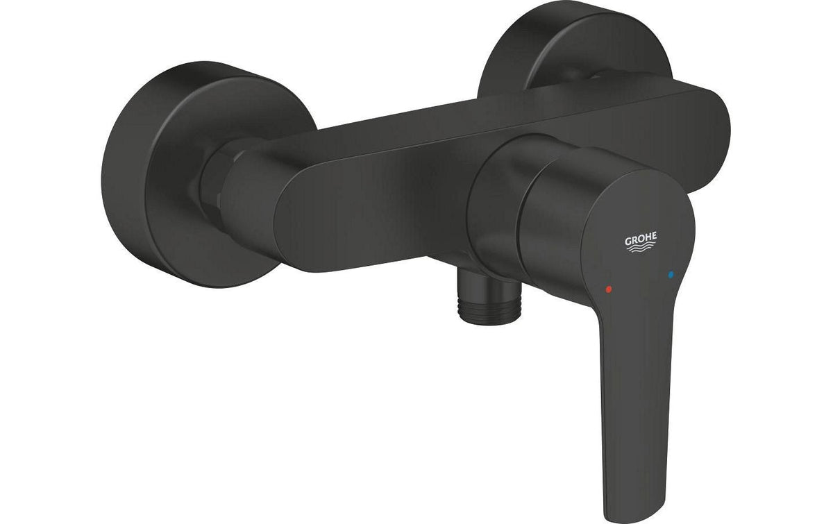 Grohe Start Badebatterie – Einhebelmischer, Metall, Schwarz