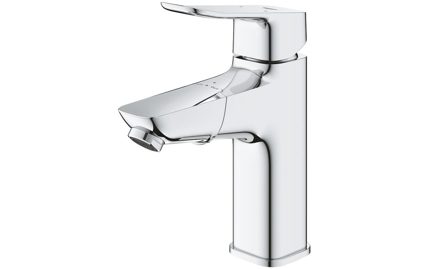 Grohe Badebatterie Dice – Einhebelmischer, Metall, Chrom/Schwarz