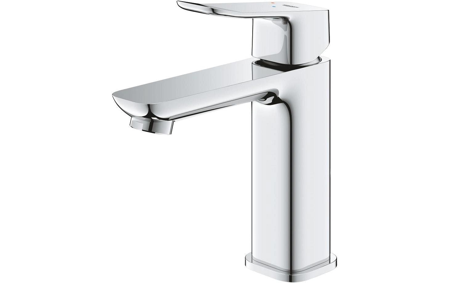 Grohe Badebatterie Dice ES – Einhebelmischer, Messing/Metall, Silber