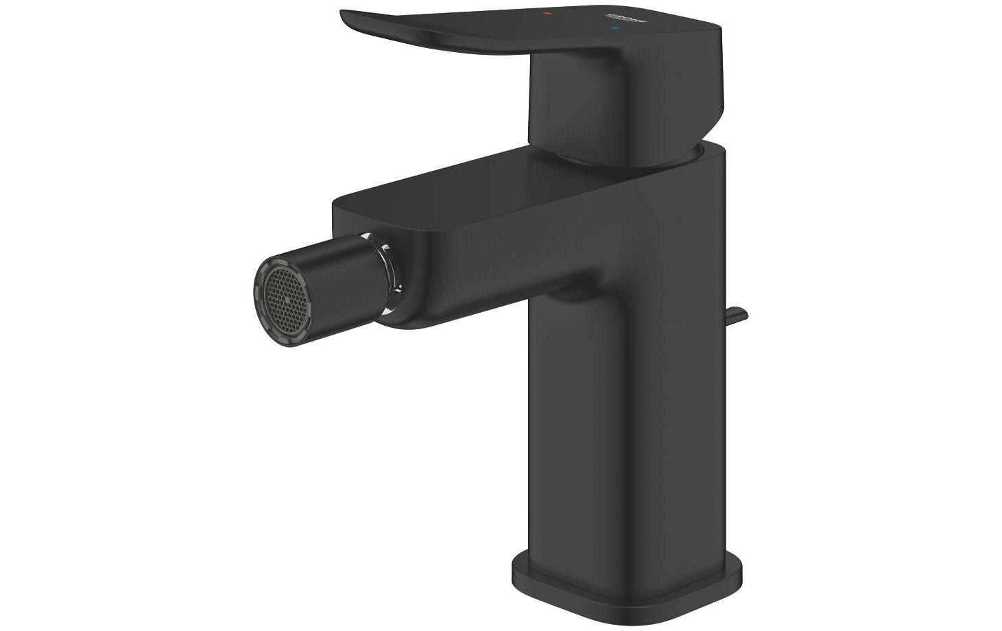 Grohe Badebatterie (Unterputz) – Einhebelmischer, 15 cm, Metall, Schwarz matt