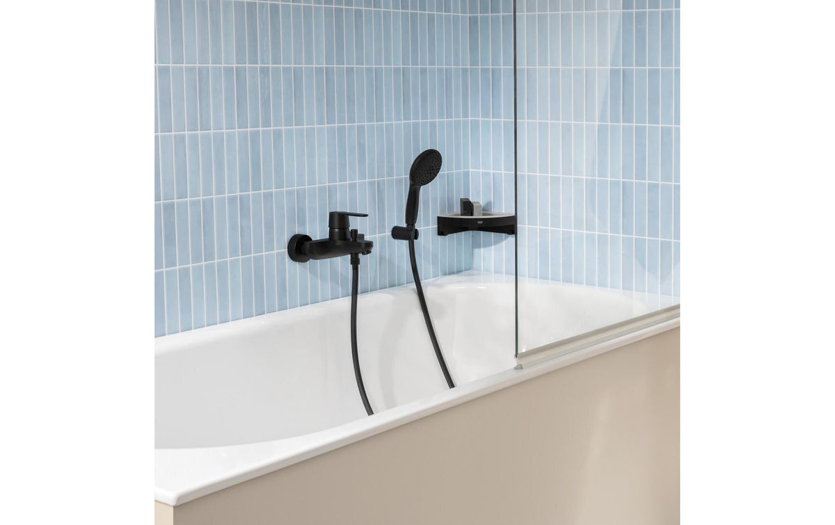 Grohe Einhebelmischer (Aufputz) – Metall, Schwarz