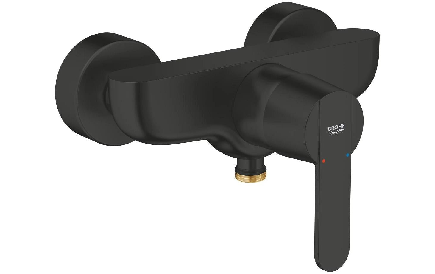 Grohe Einhebelmischer – 14×23×12 cm, Metall, Aufputz, Schwarz