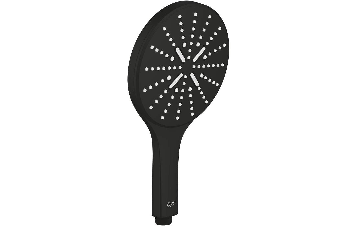 Grohe Handbrause Vitalio SmartActive 150 – 15 cm, Stahl, Schwarz