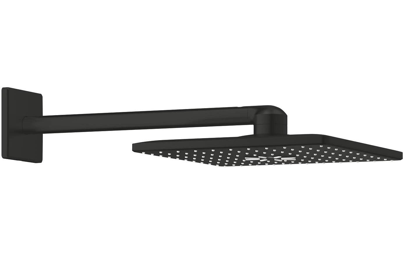 Grohe Rainshower SmartActive 310 Kopfbrause – 31 cm, Stahl, Schwarz matt