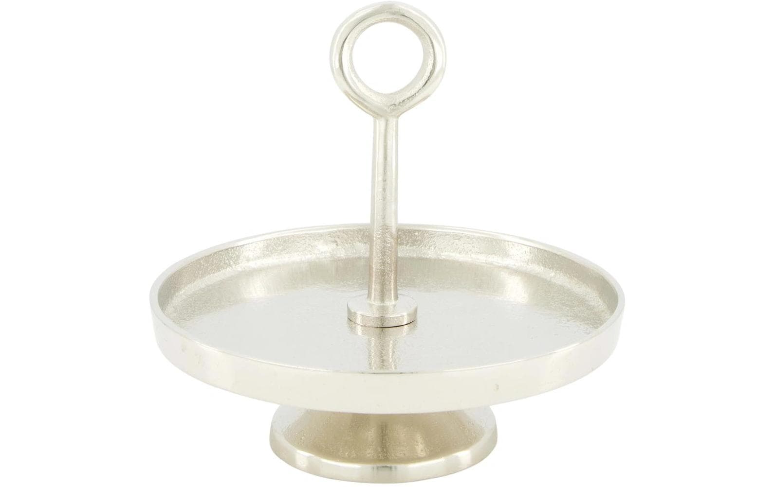 Chalet Etagere Laax Alu lang S – 22 × 22 × 20 cm, Aluminium, Silber