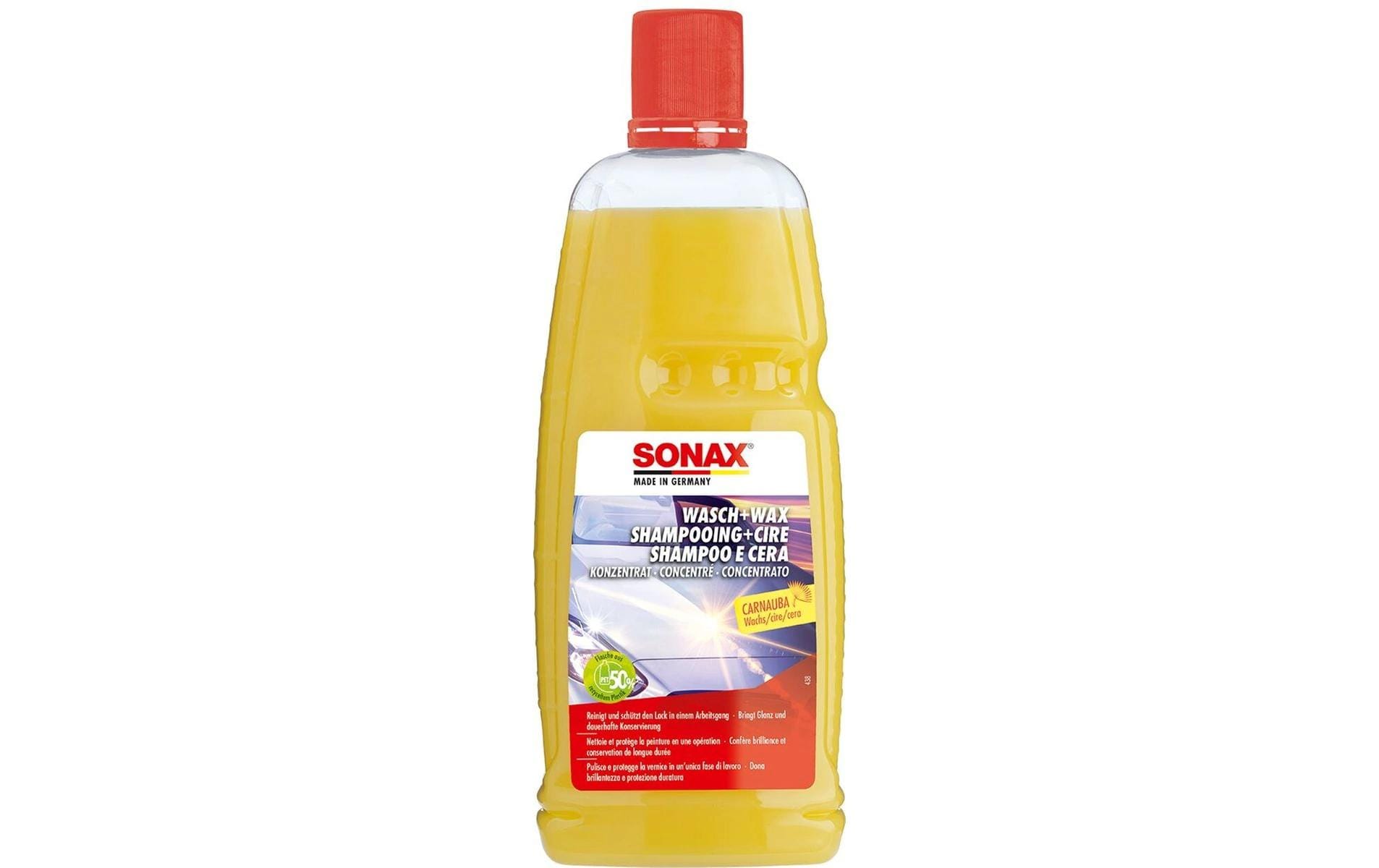 Sonax Wasch & Wax Carnauba – für Lack – 1 l