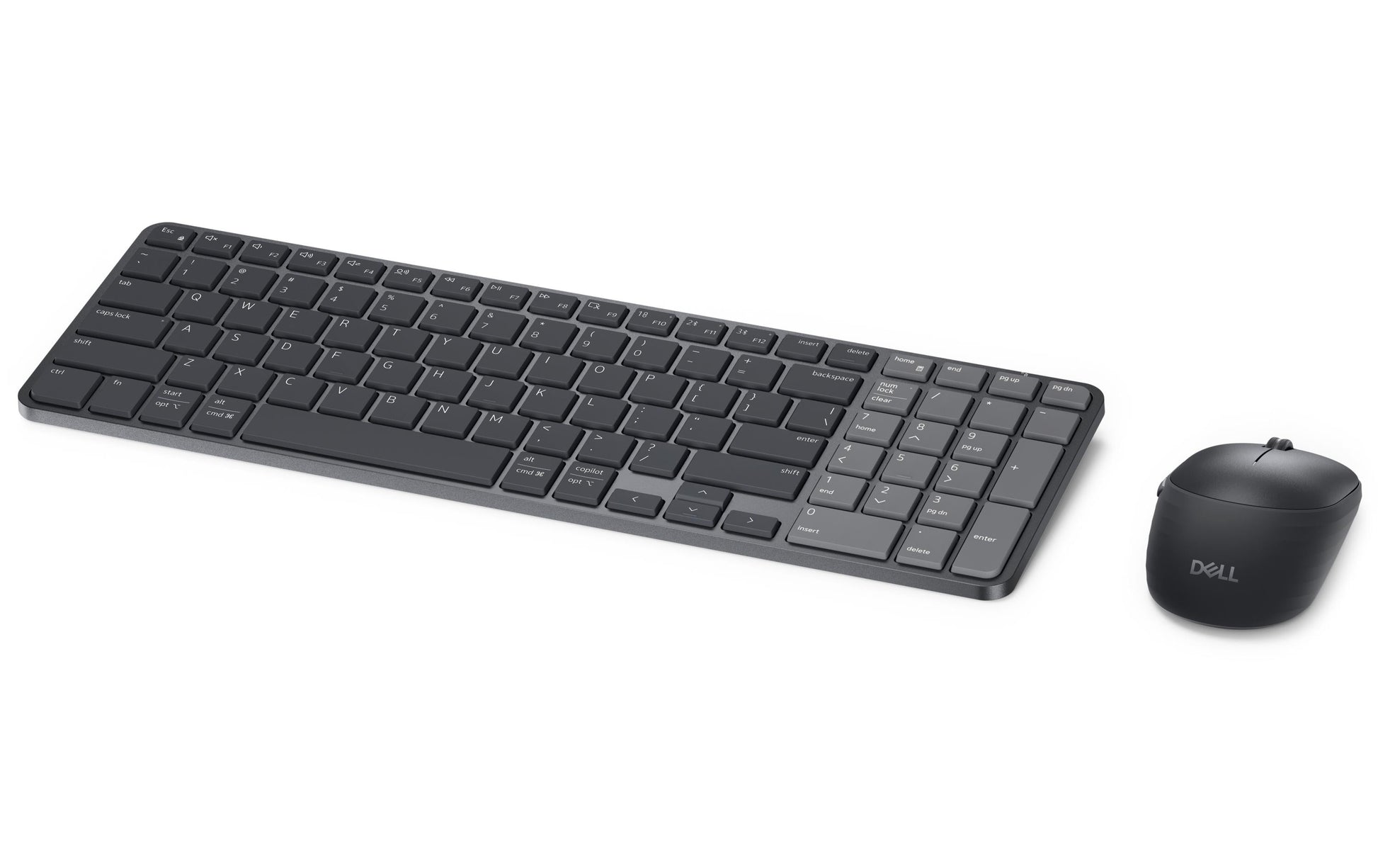 DELL Pro 7 – Tastatur- und Maus-Set – Bluetooth – QWERTY (US-INT) – Wiederaufladbar (USB-C) – Graphit