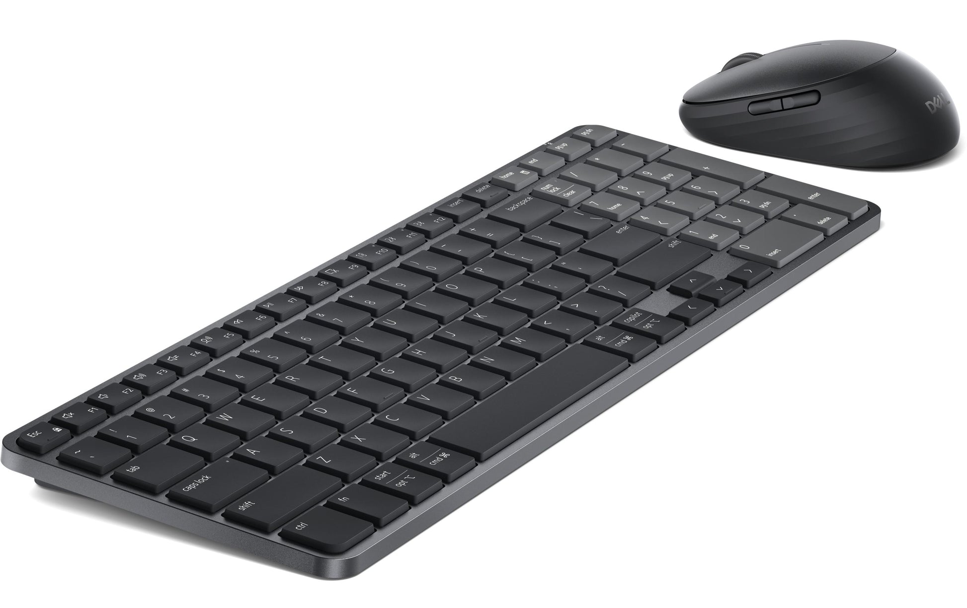 Dell Pro 7 Rechargeable Compact – Tastatur- und Maus-Set – Bluetooth & 2,4 GHz USB-A (Empfänger) – QWERTZ (CH)