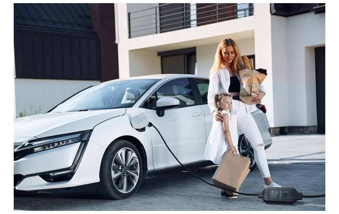 BURY Powerflash 9050 – Mobiles EV-Ladegerät, 22 kW, 16 A, Typ 2 5 m, CEE 16, IP67, DC-Schutz, Energiezähler