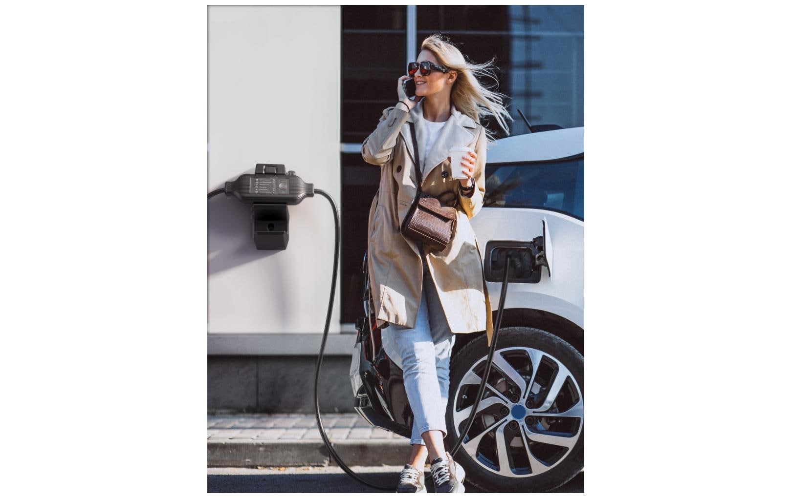 BURY Powerflash 9050 – Mobiles EV-Ladegerät, 22 kW, 16 A, Typ 2 5 m, CEE 16, IP67, DC-Schutz, Energiezähler