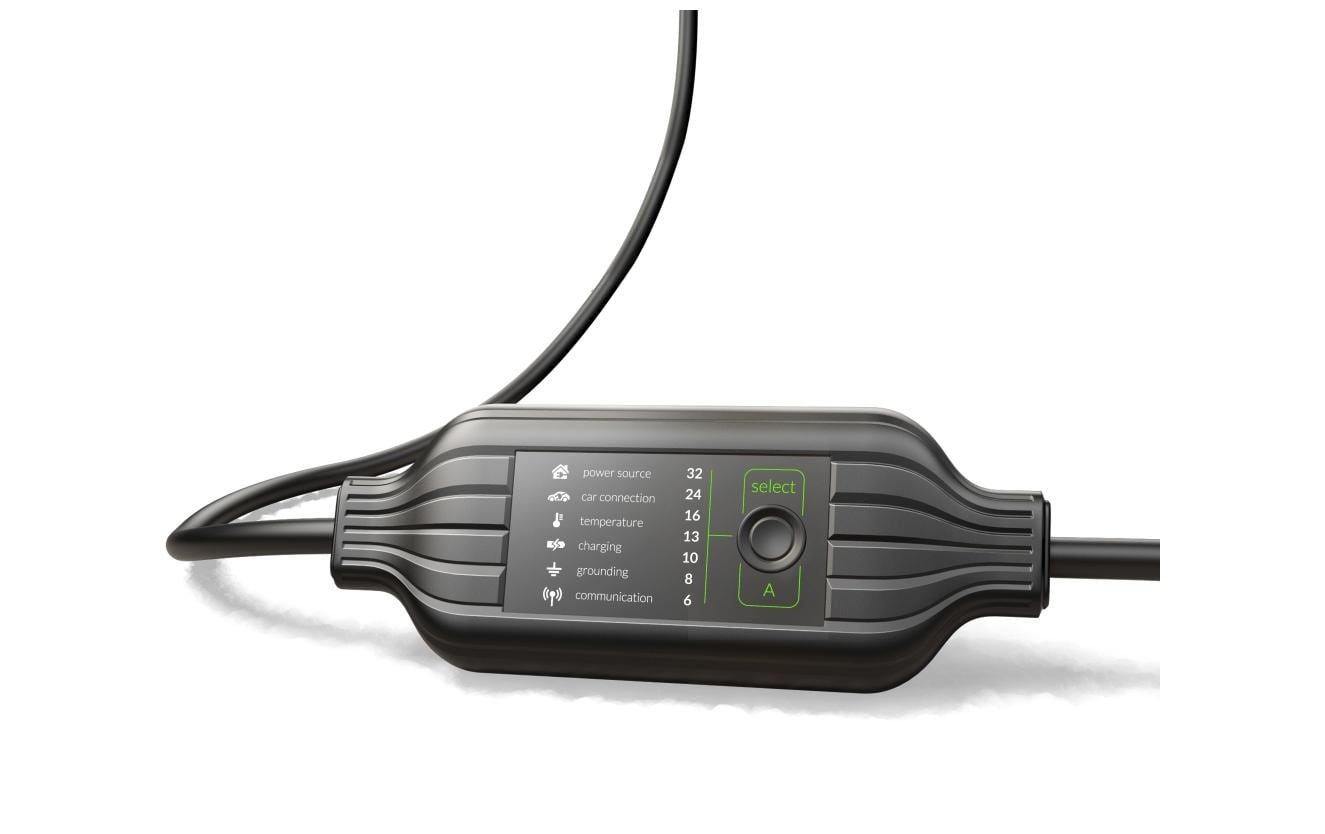 BURY Powerflash 9050 – Mobiles EV-Ladegerät, 22 kW, 16 A, Typ 2 5 m, CEE 16, IP67, DC-Schutz, Energiezähler