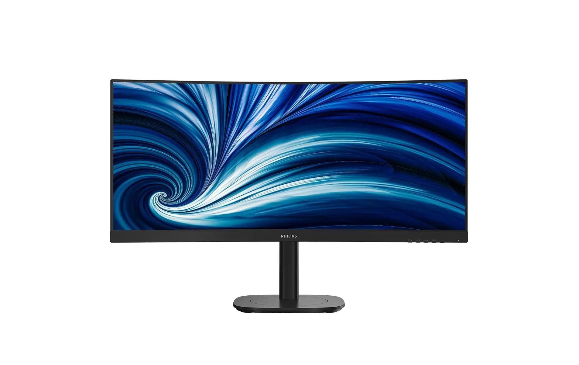 Philips 34B2N3500C/00 – 34" Gebogener 1500R, 3440 × 1440 (UWQHD), VA, 120 Hz, USB-C 15 W