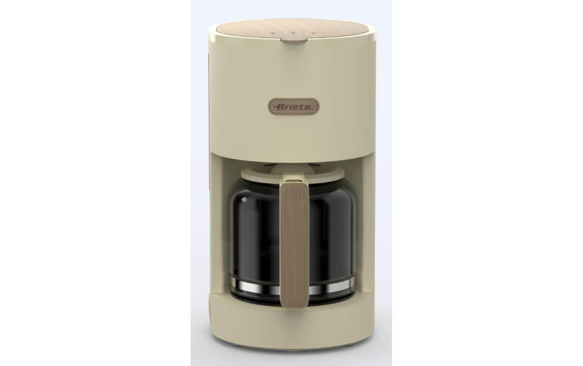 Ariete ARI-1394-BG Filterkaffeemaschine – 12 Tassen, Wasserstandsanzeige, Beige